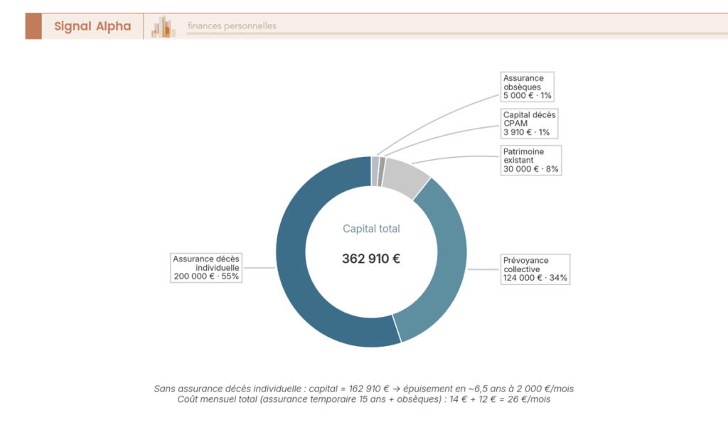 (donut chart of capital sources)